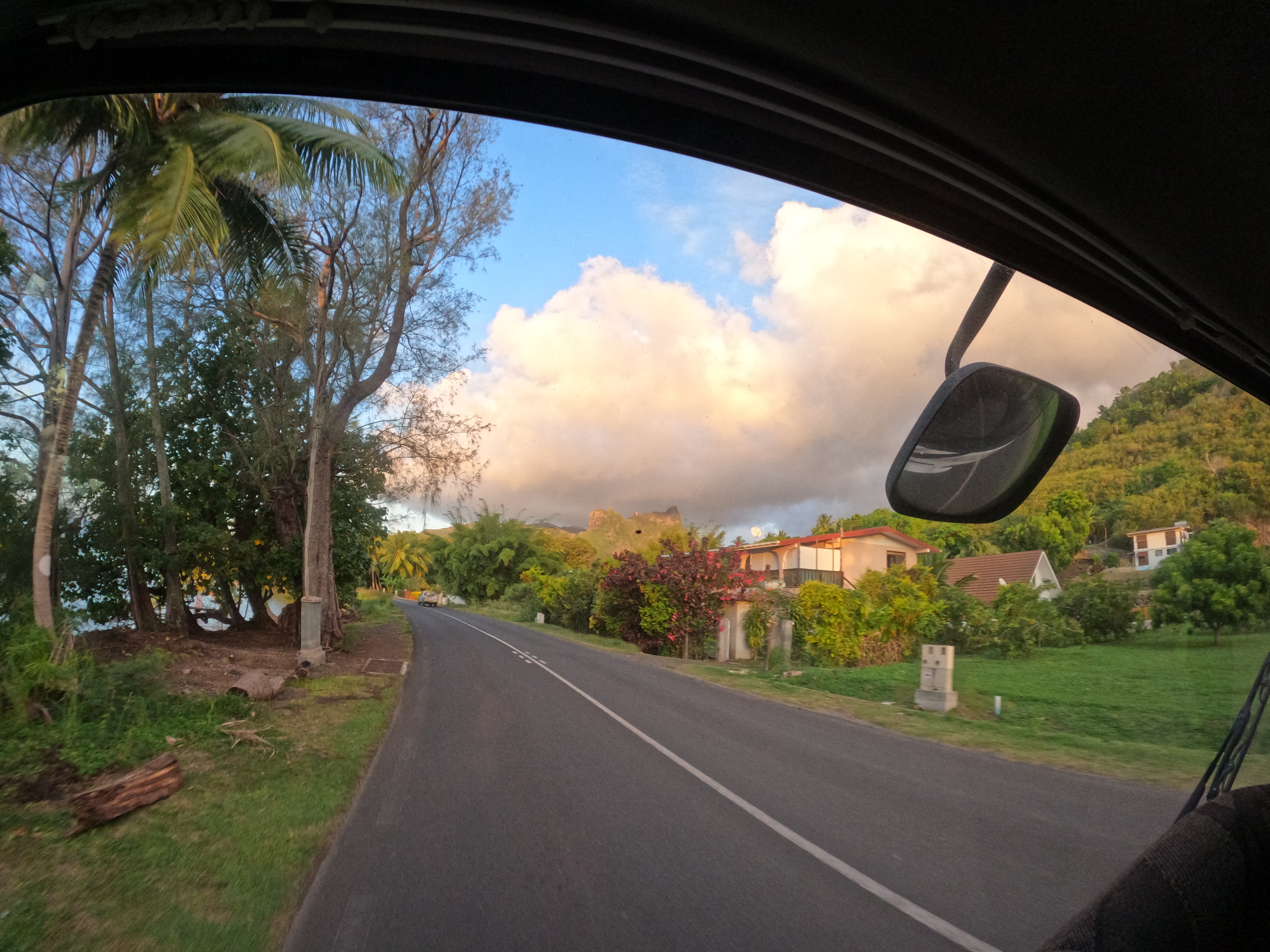 2022 Tahiti Taravao HXP - Day 3 (Devotional, Moorea Jeep Safari, Magic Mountain Overlook, Jam Tasting, Belvedere Lookout, Marae-o-Mahine, Touching Sacred Eels, Fresh Pineapple & Coconut, Making Headbands, Beach Games, Tahitian Dance & Fire Show)